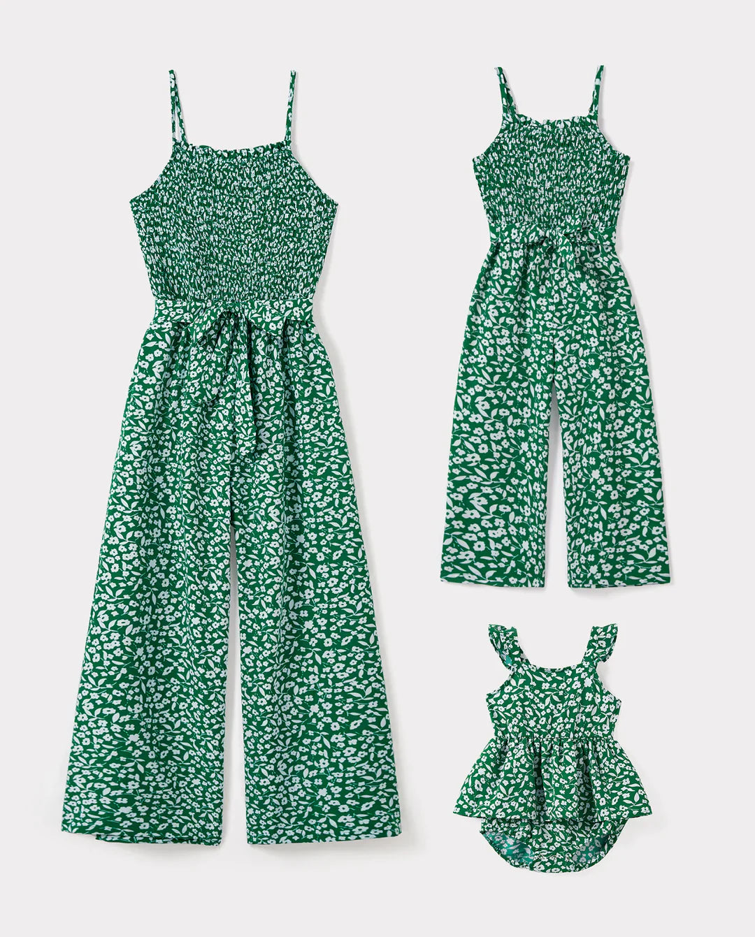 Mommy & Me Floral Matching Sets – Green
