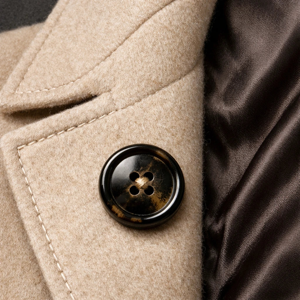 Apex Deals Women's Luxury Silk-Lined Cashmere Trench Coat