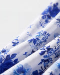 Floral Dress Set – Blue