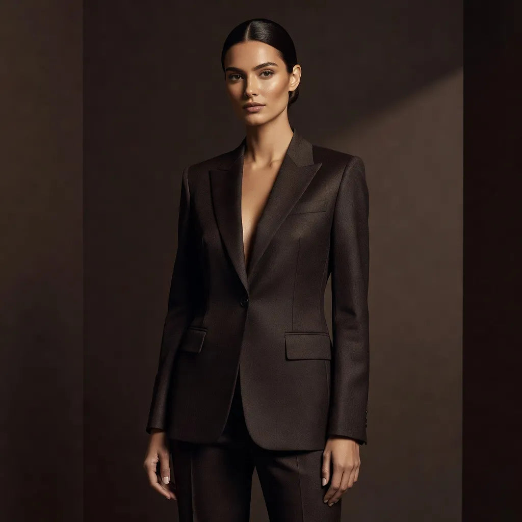 Apex Deals Women's Imperial Merino Wool Tailored Blazer