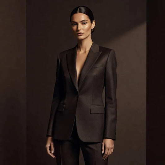 Apex Deals Women's Imperial Merino Wool Tailored Blazer
