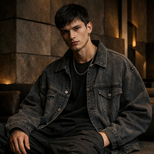 Apex Deals Luxury Heavyweight Distressed Leather Streetwear Jacket