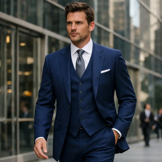 Apex Deals Custom Bespoke 3-Piece Wool Suit